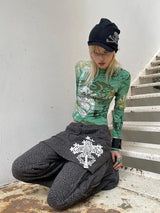 Litlookz Studio Fairy Grunge Print Top, view 3