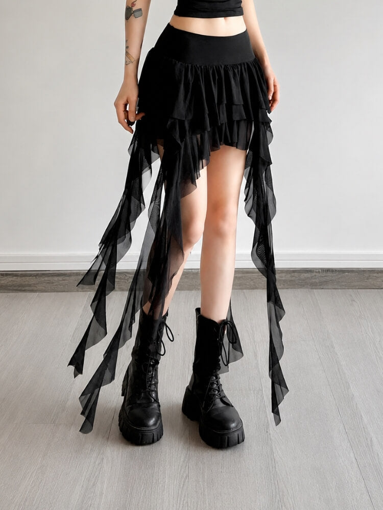 Litlookz Studio Fairy Grunge Ruffle Skirt