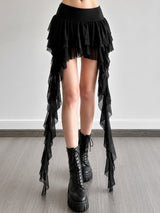 Litlookz Studio Fairy Grunge Ruffle Skirt, view 2