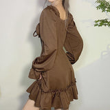 Litlookz Studio Fairy Grunge Ruffled Mini Dress, view 4