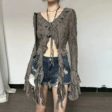 Litlookz Studio Fairy Grunge Ruffled Top, view 3