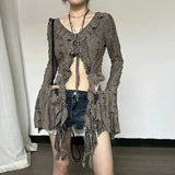 Litlookz Studio Fairy Grunge Ruffled Top, view 4