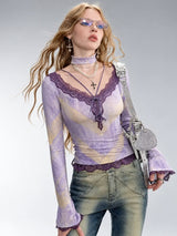 Litlookz Studio Fairy Haze Lace Top, view 2