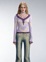 Litlookz Studio Fairy Haze Lace Top, view 3