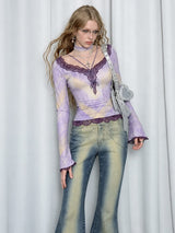 Litlookz Studio Fairy Haze Lace Top, view 4