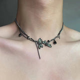 Litlookz Studio Fairycore Dragonfly Necklace, view 2