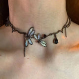 Litlookz Studio Fairycore Dragonfly Necklace, view 3