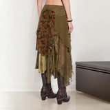Litlookz Studio Fairycore Layered Midi Skirt, view 2