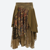 Litlookz Studio Fairycore Layered Midi Skirt, view 4