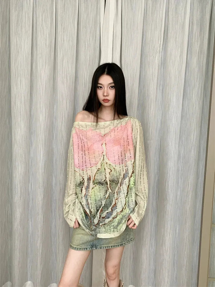 Litlookz Studio Fairycore One Shoulder Top