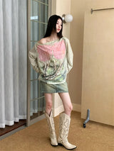 Litlookz Studio Fairycore One Shoulder Top, view 5