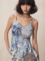 Litlookz Studio Fairycore Ruffled Top, view 2