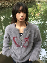 Litlookz Studio Faux Fur Cardigan, view 5