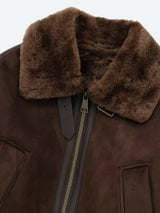 Litlookz Studio Faux Fur Collar Zip-Up Jacket, view 3