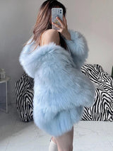 Litlookz Studio Faux Fur Hooded Jacket, view 4