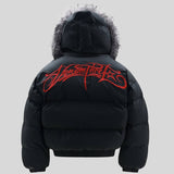 Litlookz Studio Faux Fur Hooded Puffer Jacket, view 2
