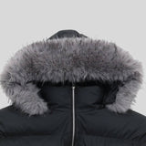 Litlookz Studio Faux Fur Hooded Puffer Jacket, view 5
