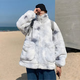 Litlookz Studio Faux Fur Zip-Up Teddy Jacket, view 5