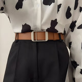 Litlookz Studio Faux Leather Classic Belt, view 2
