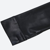 Litlookz Studio Faux Leather Cropped Jacket, view 6