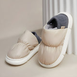 Litlookz Studio Faux Leather Puffer Slippers, view 4