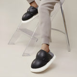 Litlookz Studio Faux Leather Puffer Slippers, view 5
