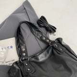 Litlookz Studio Faux Leather Shoulder Bag, view 4