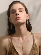 Litlookz Studio Fish Necklace & Earrings Set, view 3