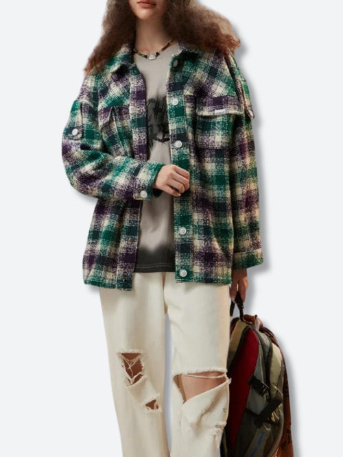 Litlookz Studio Flannel Shirt Jacket