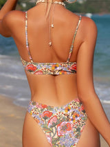 Litlookz Studio Floral Bralette Bikini Set, view 2