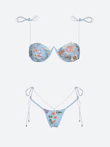Litlookz Studio Floral Embroidered Bikini Set, view 6