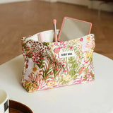 Litlookz Studio Floral Embroidered Makeup Bag, view 2