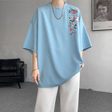 Litlookz Studio Floral Embroidered Tee, view 3
