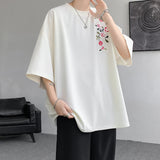 Litlookz Studio Floral Embroidered Tee, view 6