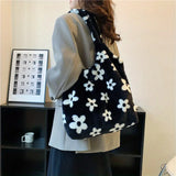 Litlookz Studio Floral Faux Fur Hobo Bag, view 3