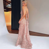 Litlookz Studio Floral High Slit Maxi Dress, view 3