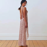 Litlookz Studio Floral High Slit Maxi Dress, view 4