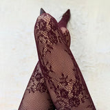 Litlookz Studio Floral Lace Sheer Tights, view 2