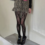 Litlookz Studio Floral Lace Sheer Tights, view 3