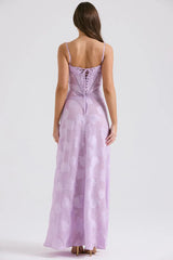 Litlookz Studio Floral Lace Up Maxi Dress, view 2