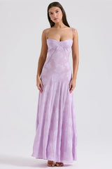 Litlookz Studio Floral Lace Up Maxi Dress, view 3