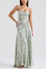Litlookz Studio Floral Lace Up Maxi Dress, view 5