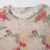 Litlookz Studio Y2K Floral Mesh Baby Tee, view 5
