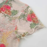 Litlookz Studio Y2K Floral Mesh Baby Tee, view 6