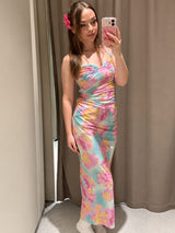 Litlookz Studio Floral Mesh Maxi Dress, view 2