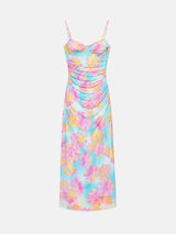 Litlookz Studio Floral Mesh Maxi Dress, view 5