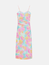 Litlookz Studio Floral Mesh Maxi Dress, view 6