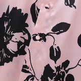 Litlookz Studio Floral Neck Tie Satin Top, view 5