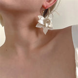 Litlookz Studio Flower Hoop Earrings, view 4