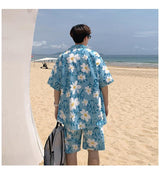 Litlookz Studio Flower Shirt & Shorts Two Piece Set, view 2